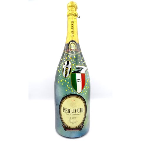 Immagine spumante Guido Berlucchi, Franciacorta DOCG edizione speciale Juventus 27° scudetto brut magnum